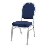 Blue Fabric With Silver Vein - Silver Frame £0.00